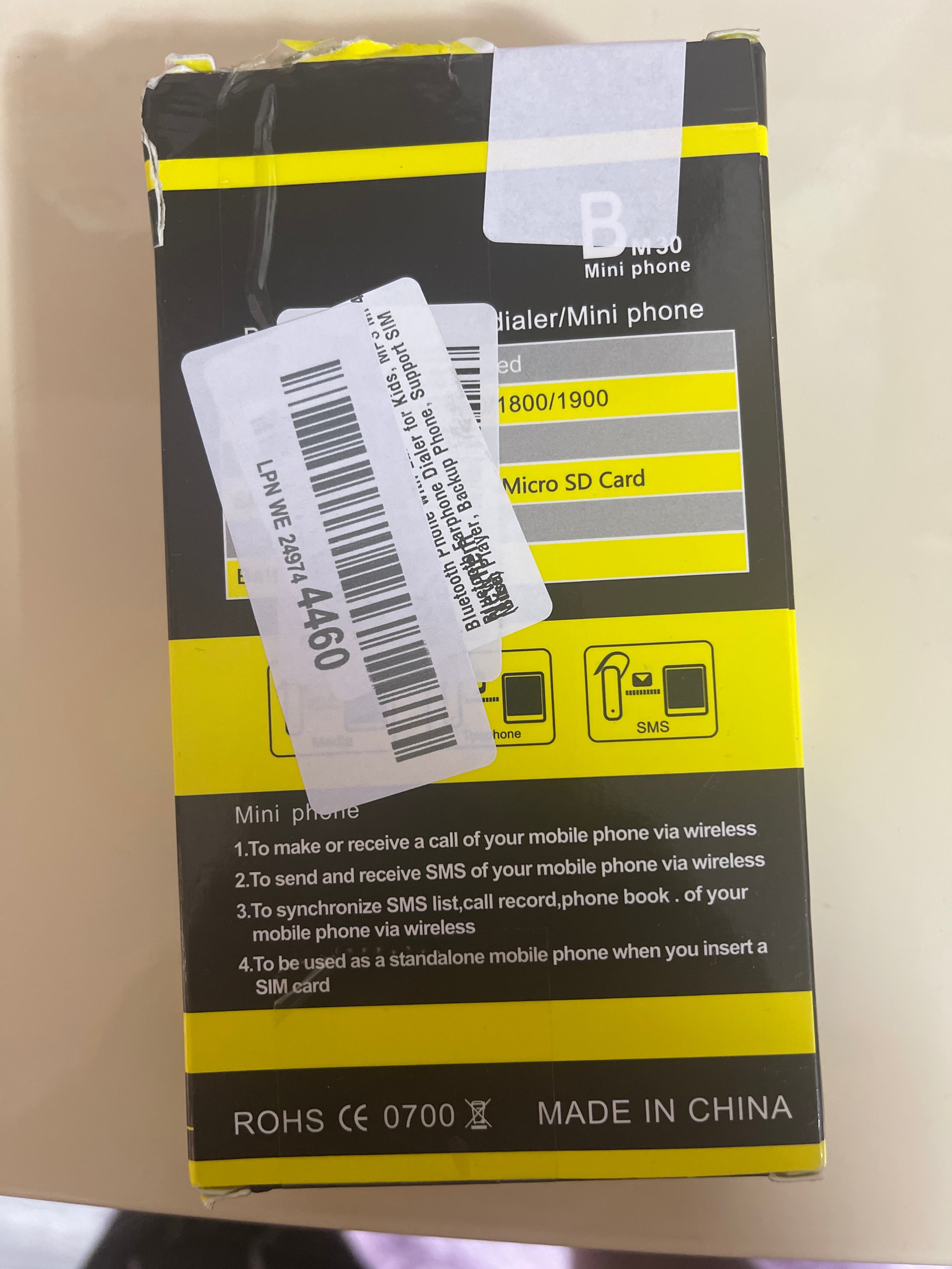 Mini Mobile Phone L8STAR BM30 – Small Backup Phone, HD Voice, Wireless Dialer