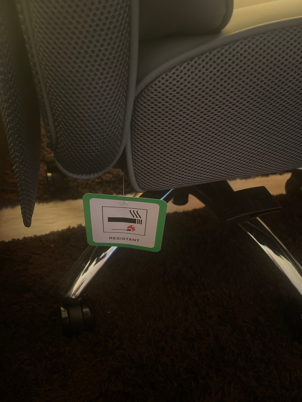 EFOMAO 3060 Ergonomic Office Chair Blue – Heavy Duty Executive Desk Chair Fire Resistant