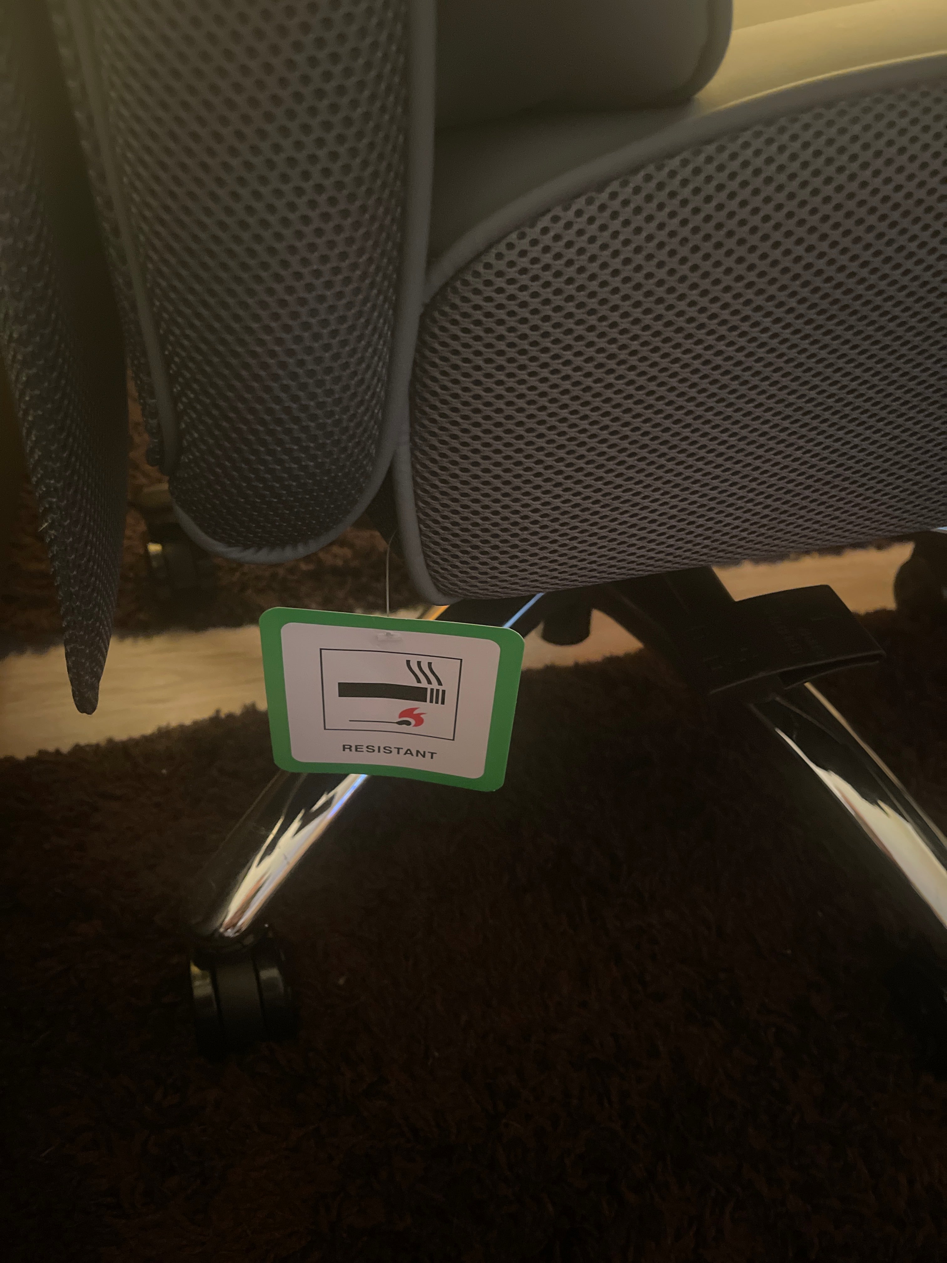 EFOMAO 3060 Ergonomic Office Chair Blue – Heavy Duty Executive Desk Chair Fire Resistant