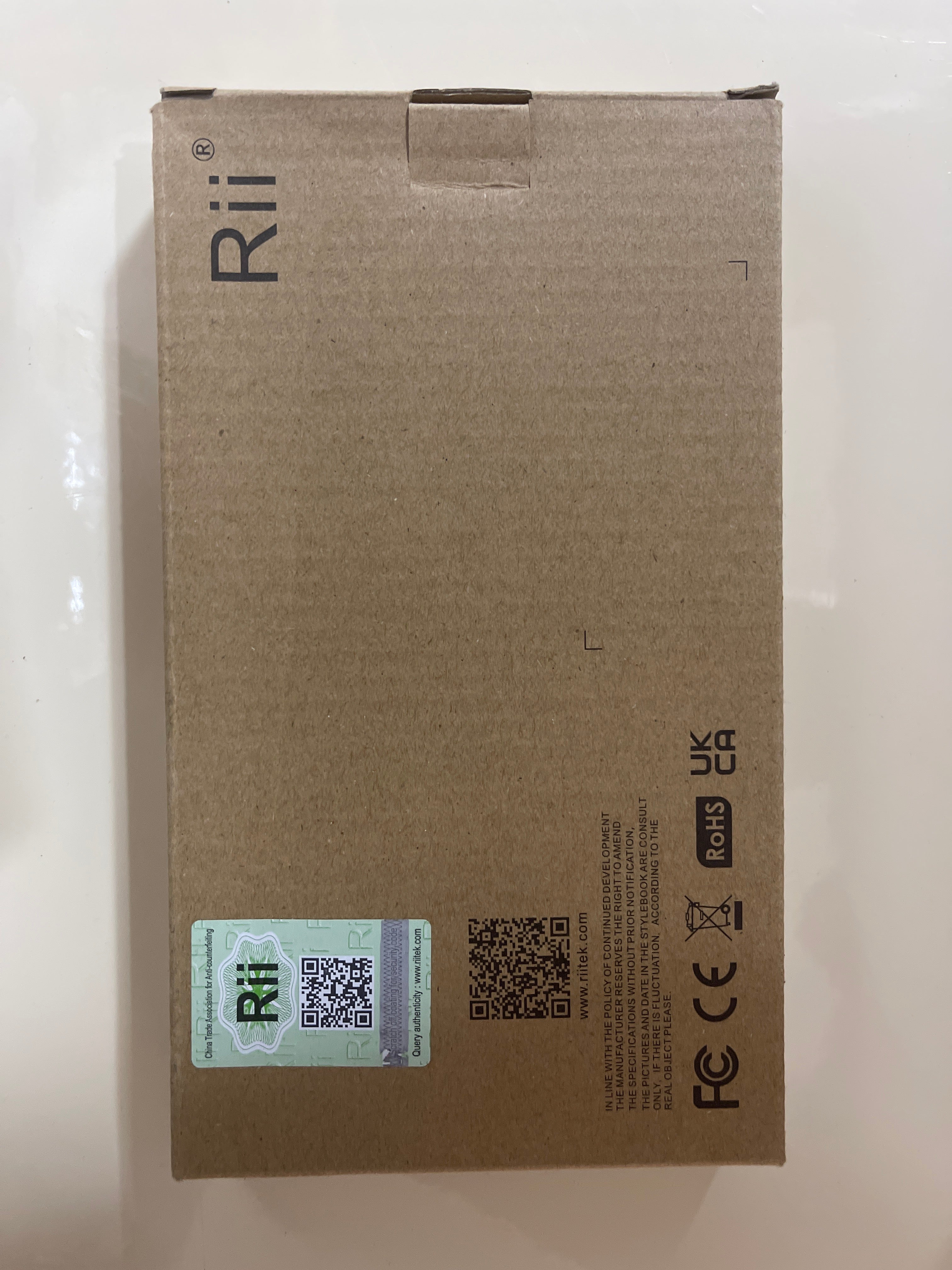 Rii Wireless Mini Keyboard with Touchpad – Remote Control for PC, TV Box, Smart TV