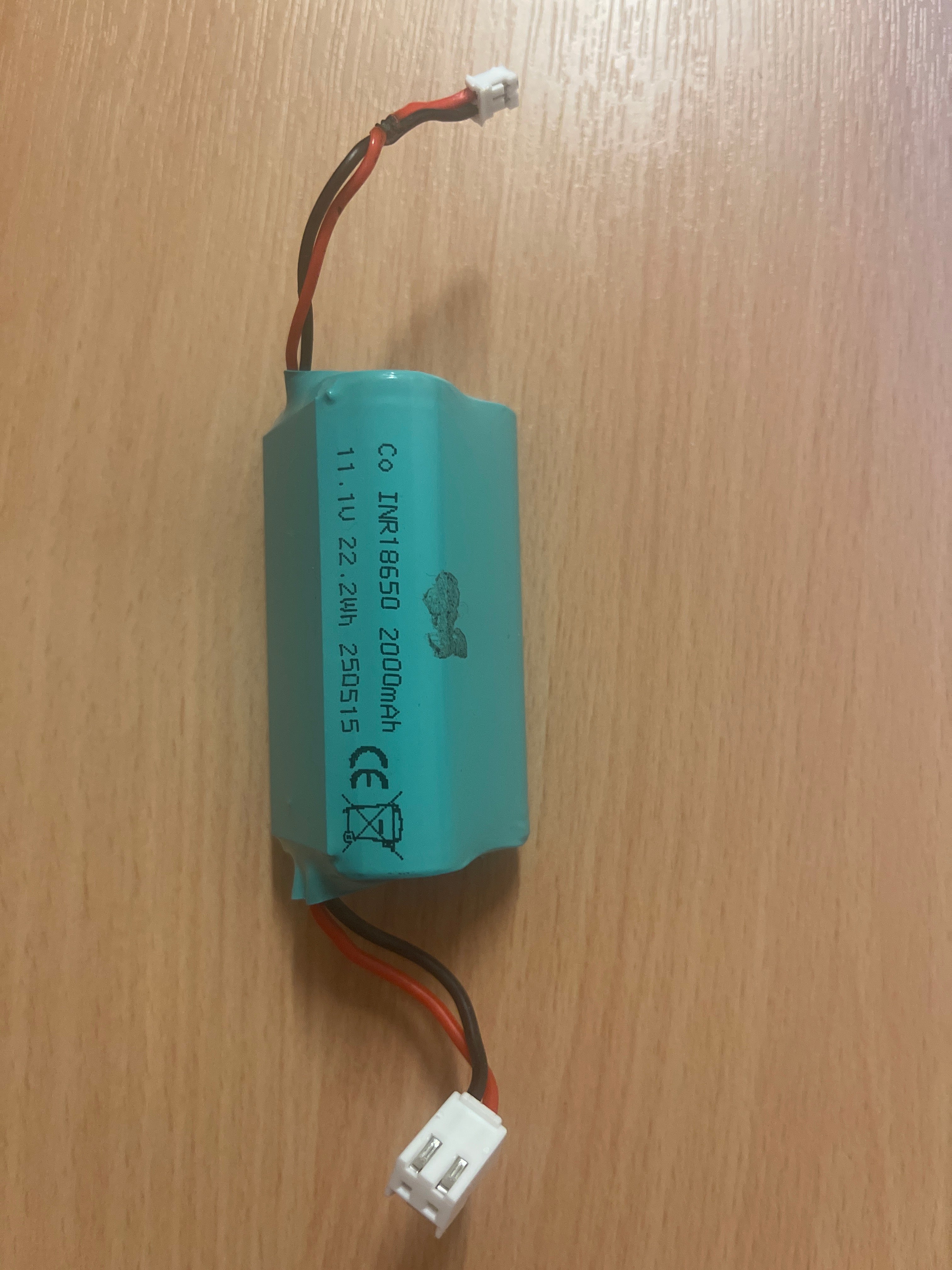 👉
Rechargeable Battery 11.1V 2000mAh – 18650 Pack with Connector