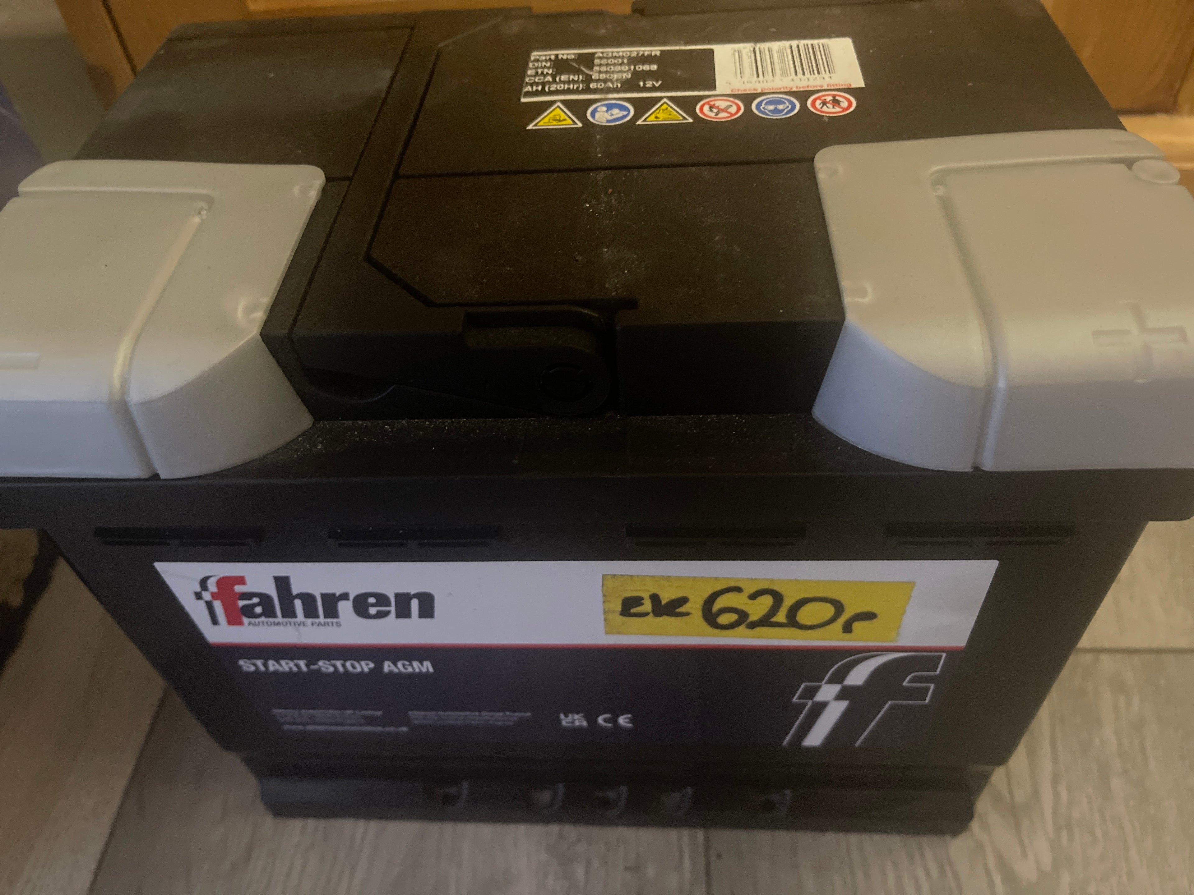 👉
Car Battery AGM 12V 60Ah 680A – Start Stop (Fahren)